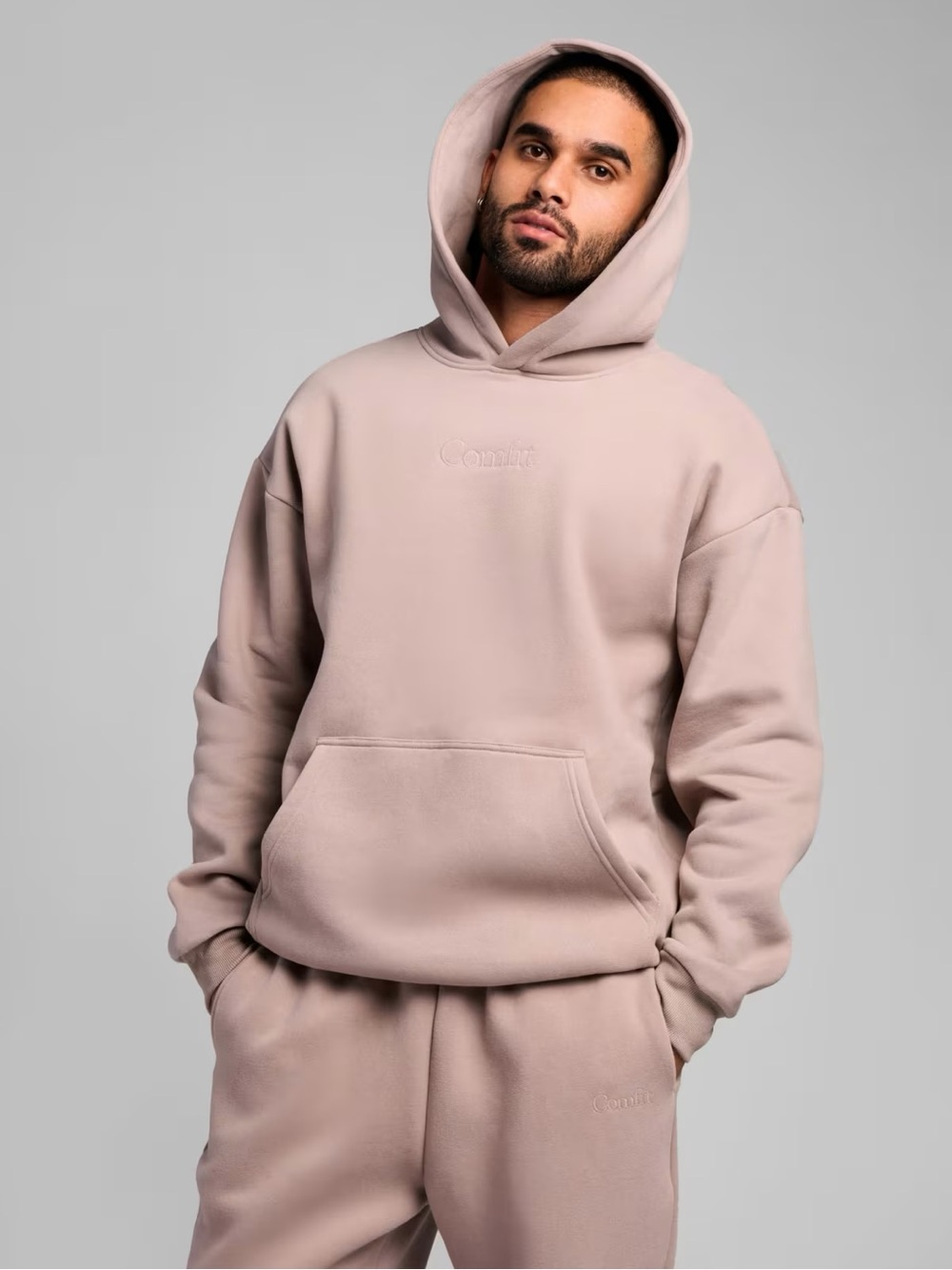 Unisex Comfrt Signature Hoodie Bark L
